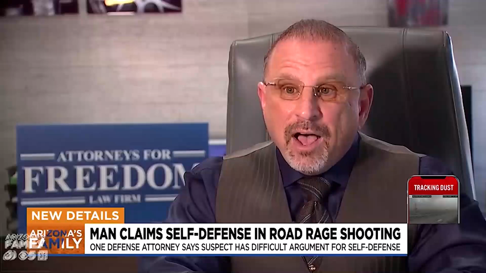 Attorney Marc J. Victor Discusses Self-defense Claim in Tempe Road Rage Incident on AZFamily